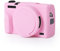 Gosknor Custodia per Canon G7X Mark III, Rosa in Silicone Morbido Custodia Protettiva per Fotocamera con Tappo per Obiettivo Staccabile Accessori per Fotocamera per Canon G7X Mark III