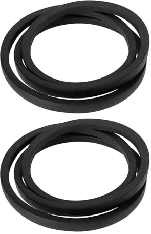 eMagTech 2pcs Lawn Mower V Type Rubber Drive Belt Outer Circumference 1270mm Inner Circumference 1219mm Width 12.7mm MT3371 W30074 Compatible with Wolseley Tiller