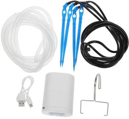 Happyyami Sistema De Riego Automático Temporizador LCD para De Interior Kit De Riego por Goteo Elegante y para Casa y