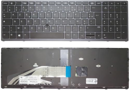 Clavier FRANÇAIS AZERTY HP ZBOOK 15 G3 / 15 G4 / 17 G3 - NSK-CZ0BC 0F / 9Z.NCGBC.00F / 848311-051 / SG-81610-2FA + rétro-éclairage
