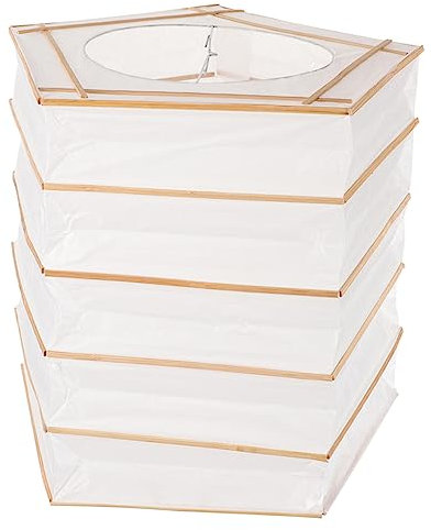 JECOMPRIS Papierlampenschirm in Reiner Farbe Ersatz-lampenschirm Für Deckenleuchten Faltbarer Origami-lampenabdeckungszubehör Für Innenbeleuchtung