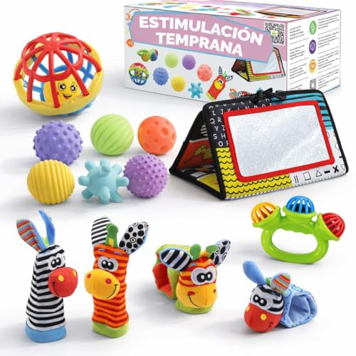 Juguetes estimulacion Bebe 0-6 Meses Juegos montessori sensoriales