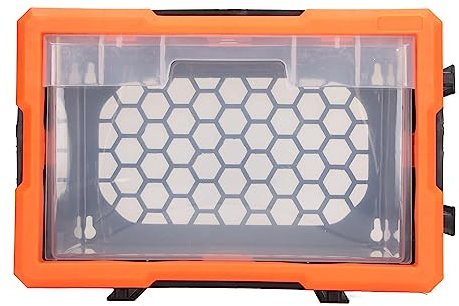 Electronic Component Storage Drawer Organizer Clear PVC Tool Bits Box DIY Parts Organizer for Office Classroom Workshop