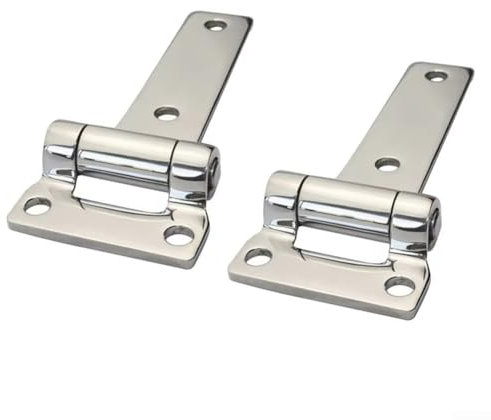 Lot de 2 charnières en T en acier inoxydable de qualité marine pour bateaux et automobiles 135 mm