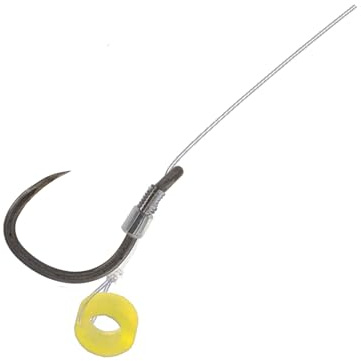 8X 10cm Mikado Method Feeder MF14 BARBLESS Haken Rig`s mit Bait Band Schonhaken in den Größen #4 bis 14 erhältlich