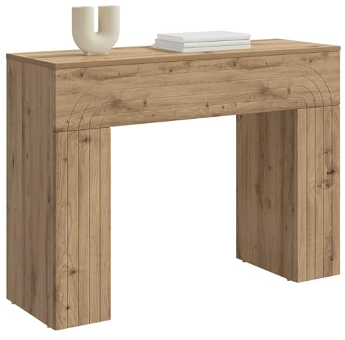 vidaXL Couchtisch Artisan-Eiche 102 x 35 x 75 cm Holzwerkstoff, Moderner rechteckiger Couchtisch, stylisches Möbelstück, praktische Wohnzimmereinrichtung, Robustes Holzdesign
