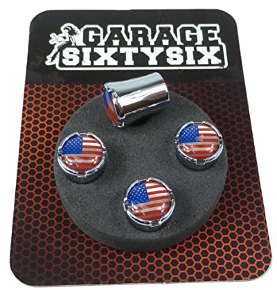 1011004 - Ventilkappen USA Modell Milwaukee Chrom