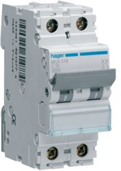 COMMUTATEUR AUTOMATIQUE DE CONTRÔLE ET DE PROTECTION MODULAIRE 1 PÔLE NEUTRE 20A 6KA C 2 MODULES