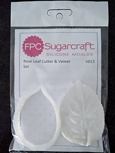Leaf Cutter & Veiner Rose Set Silikonform
