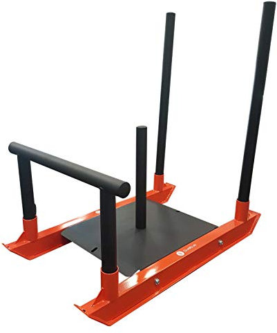 Sveltus Leistungsschlitten, Unisex, Erwachsene, Schwarz/Orange