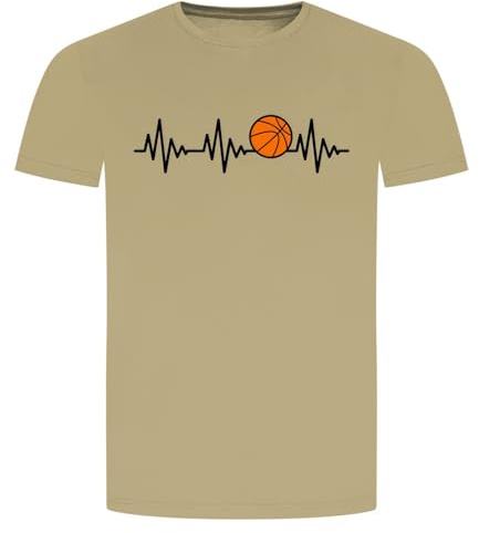 Herzschlag Basketball T-Shirt - EKG Dunking Korbleger
