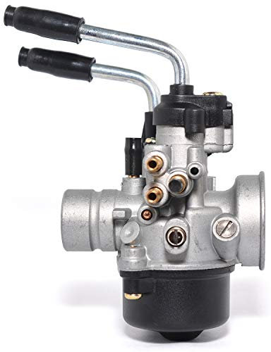 Easyboost 17,5mm Vergaser Typ PHBN Manueller Choke für Yamaha Aerox Slider Jog-R Bw’s MBK Booster Nitro Stunt Mach-G Minarelli Liegend Stehend AM6 Derbi TZR XP6 Rieju Beta Roller 50ccm