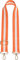 styleBREAKER Taschen Schulterriemen gestreift, Wechsel Taschengurt mit Karabinerhaken, verstellbar, Unisex 02013016, Farbe:Orange-Weiß