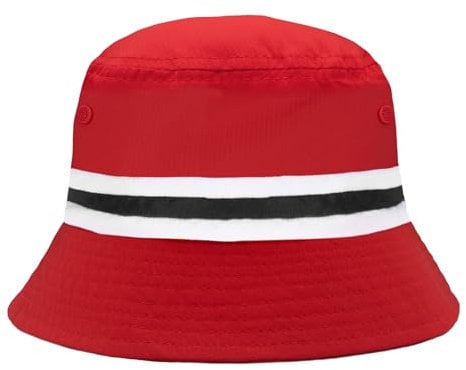 fanoriginals - Sonnenhut in den Farben von Manchester United - Rot/Weiß/Schwarz - S/M