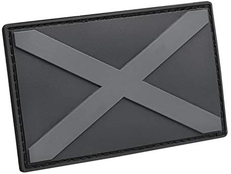 Alabama State Flag PVC Patch [Blackout Subdued] kompatibel mit Velcro Patches für Rucksäcke Hut Patches für Mützen PVC Patches Taktische Patches für Hüte Plattenträger Patches Alabama Patch AL Patch