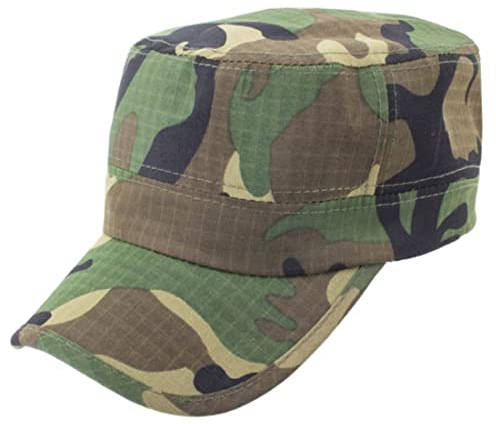 Berretto Marine Mimetico. Cappellino militare da caccia, verde mimetico, 56 cm
