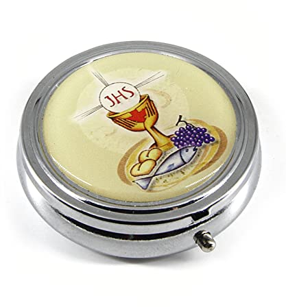 Rosenkranz-Dose, Dm.ca.5,5cm,Kelch