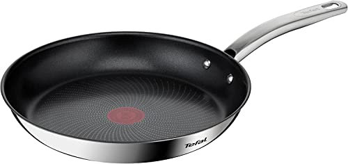 Tefal Intuition B8170644 - Padella a induzione in acciaio inox, 28 cm