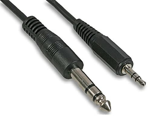 5m 6.35mm to 3.5mm Jack Small to Big Audio Cable Stereo Plug 6.3mm 1/4 Lead