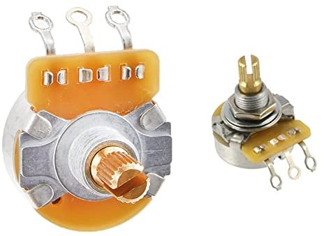 Fender 099-0830-000 Pure Vintage Split Shaft Potentiometer 250K - Lautstärke oder Klang & Allparts EP-0085-000 CTS Potentiometer (Poti, 250K, logarythmisch)