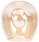 OSALADI Home Decor Clear Glass Lamp Shade Wine Cup Shaped Lamp Shades Modern Glass Pendant Lamp Cover Ceiling Light Lampshade for Ceiling Chandelier Floor Wall Lighting Supplies Glass Pendant Light