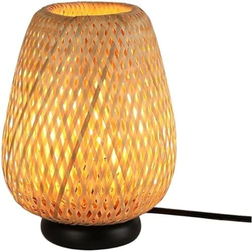 B·LED BARCELONA LED - Lámpara de mesa mimbre CARL - E27