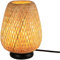 B·LED BARCELONA LED - Lámpara de mesa mimbre CARL - E27