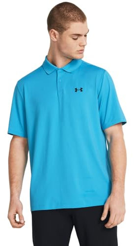 Under Armour Herren 3.0 UPF 40 Golf Polo - Capri/Schwarz - M
