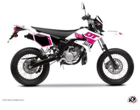 KUTVEK - Kit Deco 50Cc Vintage compatible avec Yamaha Dt 50 Rose