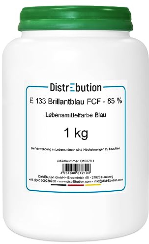 Lebensmittelfarbe Blau hochkonzentriert Pulver 1kg wasserlöslich E133
