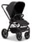 MOON Buggy SPORT, Black/Melange, Sportwagen-Buggy mit Liegefunktion, bis 22kg, UV-Schutz 50+, zusammenklappbar, großer Korb, Kollektion 2024