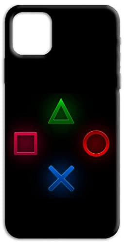 Mixroom - Coque arrière en TPU silicone souple pour iPhone 15 PRO Max fantaisie boutons Joystick L160