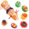 6pcs Wolf Zähne Set, Stinger Set, Kondom Set, Kondom Set, Alien Set, Erwachsene Sexuelle Produkte (6pcs)