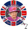 Toseky Hängendes Ornament für Königin Elizabeth II.,Königin Weihnachtsbaumschmuck - Langlebige Queen-Dekorationen, modisches Hängeornament für Zuhause, drinnen und draußen