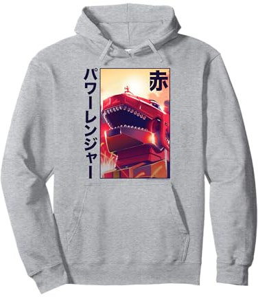 Power Rangers Kanji-Poster mit rotem Ranger Pullover Hoodie