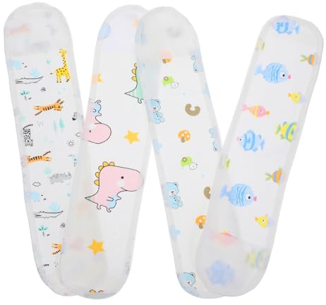 WRITWAA Ceinture Abdominale pour Protéger le Ventre du Bébé du Froid Motifs Cartoon Mignons en Coton Doux et Respirant Taille Ajustable -né pour