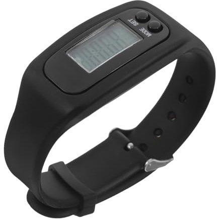 Happyyami Professionelle Schrittzähler Uhr Multifunktionale Silikon Sportuhr Mit Stufenzähler Fitness Tracker LCD Display Für Damen Herren