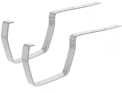 SHINEOFI 2Stücke Dachrinnenhalterung Metall für Fallrohr Hochleistungs Dachrinnenhaken Effektive Regenwasserableitung Installieren für Regenrinnen