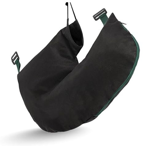 Universal Laubsauger Fangsack für Blätter, 40L Laubbläserbeutel, mit einem Anschluss bis 120mm Durchmesser, Ersatz-Fangsack mit Reißverschluss, Technisches Vlies, Model 2 [166]