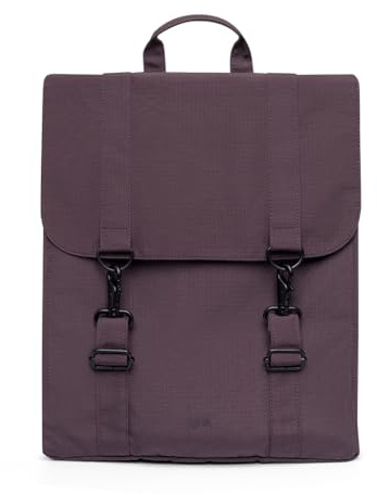 Lefrik Laptop-Rucksack XL, 100 % recyceltes Gewebe, 15 l, 40 x 30 x 14 cm, Weinrot, L