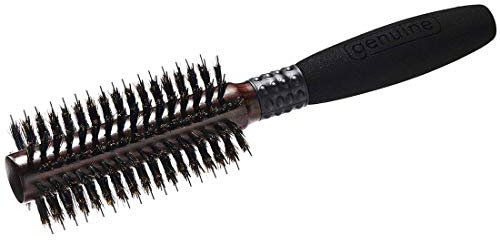Genuine Haircare CARE STYLER M – Rundbürste für 10-18 cm Haar, Wildschweinborsten und Pins, antistatisch, Föhn-Bürste für Glätten und Volumen