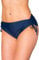 Aquarti Slip Costume Donna con Laccetti – Slip Bikini Donna Regolabile con Arricciatura, Blu Scuro, 42