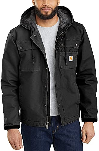 Carhartt Bartlett Veste de travail pour homme (Regular and Big & Tall Sizes), Noir, M Grande longueur