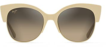 Maui Jim Unisex Sunglasses, hcl Mariposa Ivory with g, 54
