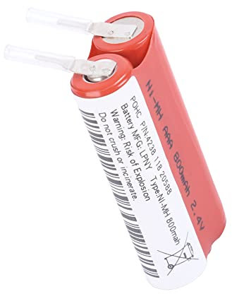 Ersatzakku für elektrische Zahnbürste, 800 mAh, 2,4 V, kompatibel mit Philips HX6210 HX6220 HX6230 HX6240 HX6250 HX6817/01 HX6810/50 HX6254/81 HX6263 HX627 Zahnbürste der Serie 5 und 4100