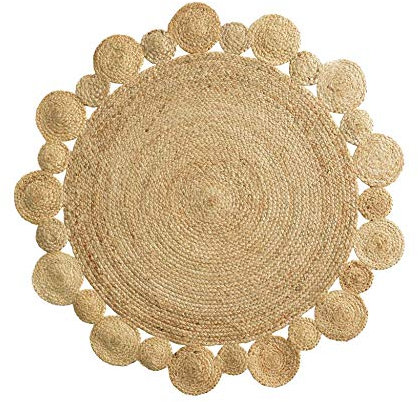Douceur d'Intérieur Runder Teppich, Polypropylen (PP), Mehrfarbig, 120 cm (Rond)