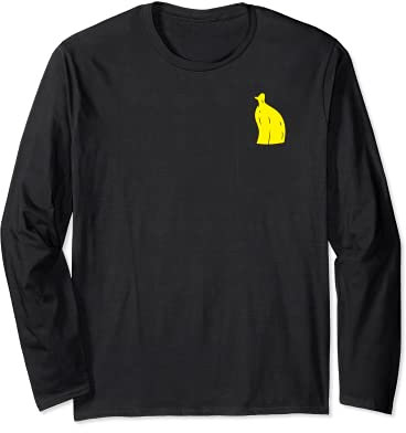 Bananenfrucht In der Tasche Banana Früchte Pocket Banana Langarmshirt