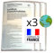 Pochette Carte Grise Transparente x3 (Fabriqué en France) Lot de 3 Porte Carte Assurance pour Documents Voiture Moto Permis Chasse Protection Transparente Etui Porte Papier Voiture (Garantie A Vie)