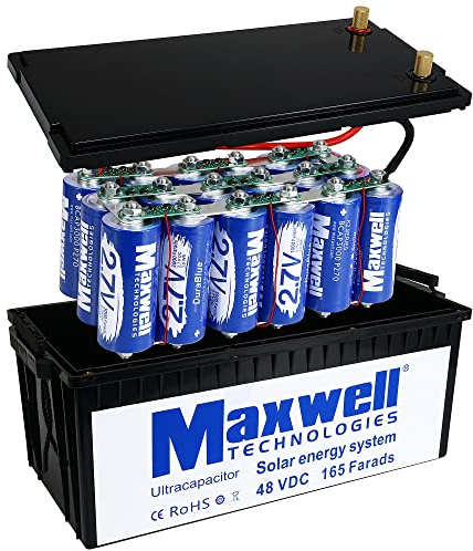Maxwell 48v 165F Super Kondensator 2.7v 3000f Ultrakondensator für Solarenergiespeicher, USV Versorgung, Elektrowerkzeuge, Motorstart