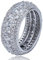 Herren Ring Trendy Hip Hop Rock Herren Ring Luxus Silber Farbe Full Bling Iced Out Cubic Micro Gepflasterte CZ Ringe Hochzeit Schmuck Geschenk,Silber,8